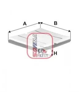 Фільтр повітряний Audi A3/Seat Leon/Skoda Fabia III/VW Polo 1.0TSI 14 SOFIMA S 3A51 A Купити в Україні