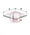Фільтр повітряний Audi A3/Seat Leon/Skoda Fabia III/VW Polo 1.0TSI 14 SOFIMA (S 3A51 A) зображення 2