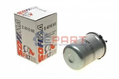Фото Фільтр паливний Skoda Fabia/Rapid/Roomster/ VW Fox/Polo 1.2-1.4 TDI 09- (OE line) SOFIMA (S4016NR) зображення 1