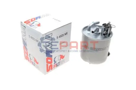 Фільтр паливний Nissan Qashqai 1.5dCi 07-13 (з датчиком води) (OE line) SOFIMA S4025NR Купити в Україні