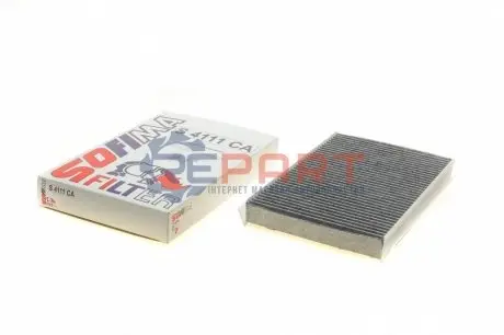 Фільтр салону Citroen C2/C3/C4/Peugeot 307/308 00- (вугільний) SOFIMA S4111CA Купити в Україні