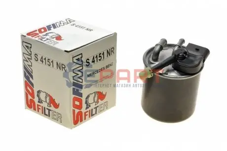 Фото Фільтр паливний MB Sprinter 2.2CDI 09- OM651 (з датчиком) SOFIMA (S4151NR) зображення 1