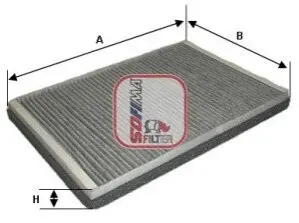 Фільтр салону SOFIMA S4169CA Купити в Україні