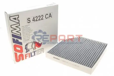 Фільтр салону Audi A6/A7/A8 10- (вугільний) SOFIMA S4222CA Купити в Україні