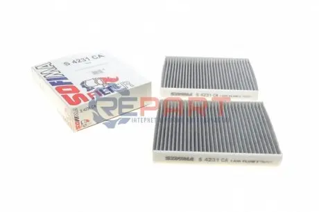 Фото Фильтр салона (к-кт) SOFIMA (S4231CA) изображение 1
