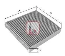 Фільтр салону Land Rover 16-/Range Rover/Lexus ES/RX 12-/Toyota Camry/Corolla/Rav4 06- (вугільний) SOFIMA S 4266 CA Купити в Україні