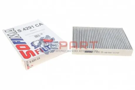 Фото Фільтр салону Renault Megane IV 1.2-1.6DCi 15- (вугільний) SOFIMA (S4291CA) зображення 1