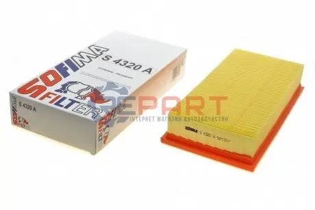 Фото 1 — Фільтр повітряний Fiat Scudo 1.9D/2.0 96-06 SOFIMA (S4320A) Фото Фільтр повітряний Fiat Scudo 1.9D/2.0 96-06 SOFIMA (S4320A) зображення 1