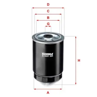 Фильтр топливный SOFIMA S 4441 NR Купить в Украине
