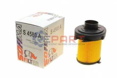 Фото Фільтр повітряний Peugeot 405/309/205 1.0-1.6 i 85-93/Citroen AX/BX/C15/Saxo 1.0-1.6 i 83-97 SOFIMA (S4580A) зображення 1