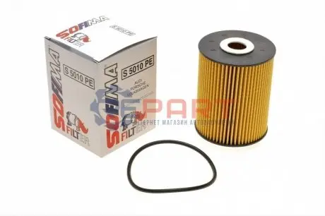 Фільтр масляний Aud A8 3.7 98-02/VW T5 2.8 VR6 03-09 SOFIMA S5010PE