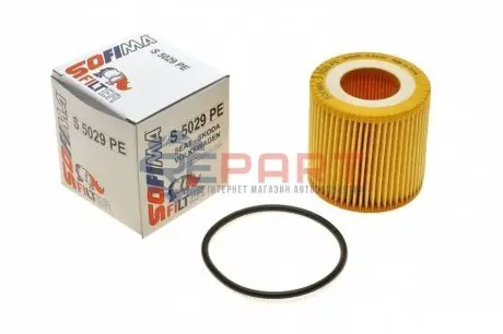 Фільтр масляний VW Polo 01-/Seat Ibiza/Skoda Fabia 1.2i 09 SOFIMA S5029PE