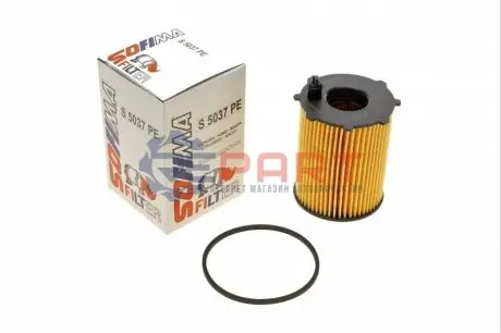 Фото Фільтр масляний Fiat Scudo/Citroen Berlingo 1.6JTD/HDI 07-/Ford Focus/Mondeo 1.5/1.6TDCi 04- SOFIMA (S5037PE) зображення 1