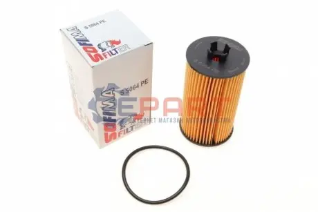 Масляний фільтр ALFA ROMEO 159 CHEVROLET AVEO, AVEO / KALOS, CRUZE, ORLANDO, TRAX FIAT CROMA JEEP CHEROKEE, GRAND CHEROKEE IV OPEL ADAM, AGILA A, ASTRA H, ASTRA H CLASSIC 1.0-3.6 09.00 SOFIMA S5064PE Купити в Україні