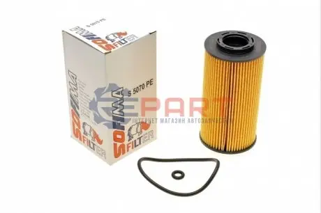 Фото Фільтр масляний Hyundai Accent/i30/Elantra 1.1/1.5/1.6CRDi 05- SOFIMA (S 5070 PE) зображення 1