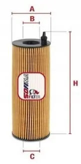 Фото Фільтр масляний BMW 3 (E90)/7 (F01-04) N47/N57 07-15 SOFIMA (S5084PE) зображення 1