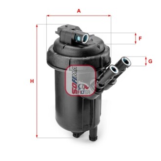 Фильтр топливный с корпусом SOFIMA S5114GC