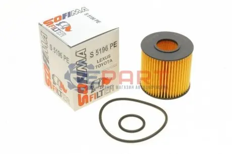 Фото Фільтр масляний Lexus RX/NX 2.0-3.5 08-/Toyota Rav 4 2.5 Hybrid 15- SOFIMA (S 5196 PE) зображення 1