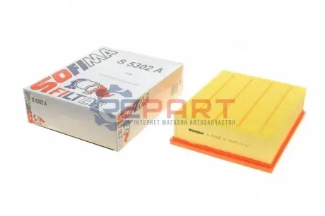 Фото 1 — Фільтр повітряний Audi A4 1.6-3.2 00-08/Seat Exeo 1.6/1.8/2.0TDI/TFSI 08-13 SOFIMA (S5302A) Фото Фільтр повітряний Audi A4 1.6-3.2 00-08/Seat Exeo 1.6/1.8/2.0TDI/TFSI 08-13 SOFIMA (S5302A) зображення 1