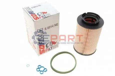Фільтр паливний VW Caddy 1.9TDI-2.0SDI 04-10/Skoda Octavia 1.9TDI-2.0SDI 04-13 SOFIMA S6014NE Купити в Україні