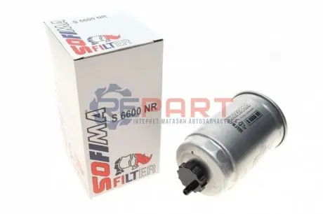 Фото 1 — Фільтр паливний VW LT 2.4D/T3 1.6D/TD 78-92/Golf II 83-91 SOFIMA (S6600NR) Фото Фільтр паливний VW LT 2.4D/T3 1.6D/TD 78-92/Golf II 83-91 SOFIMA (S6600NR) зображення 1