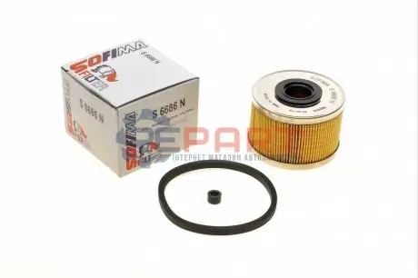 Фото 1 — Фільтр паливний Renault Kangoo 1.9DTI 97- SOFIMA (S 6686 N) Фото Фільтр паливний Renault Kangoo 1.9DTI 97- SOFIMA (S 6686 N) зображення 1
