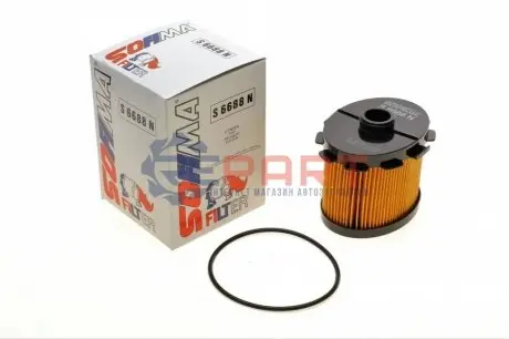 Фото Фільтр паливний Citroen Berlingo/Peugeot Partner 1.9D 98- SOFIMA (S6688N) зображення 1