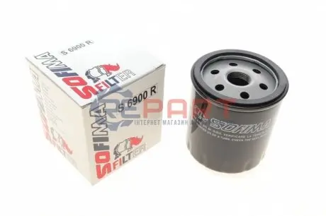 Фото 1 — Фільтр масляний Mazda CX-9 2.5T 16-/Nissan Teana 2.0 13- SOFIMA (S6900R) Фото Фільтр масляний Mazda CX-9 2.5T 16-/Nissan Teana 2.0 13- SOFIMA (S6900R) зображення 1