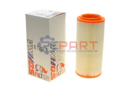 Фото Фільтр повітряний VW Lupo/Polo 1.4/1.4TDI/1.7/1.9SDI 98-05 SOFIMA (S7257A) зображення 1