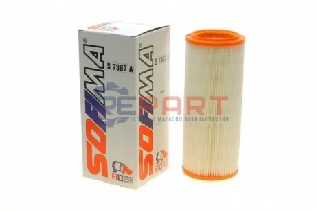 Фото Фільтр повітряний Fiat Doblo 1.6i/1.9D/JTD 01- SOFIMA (S7367A) зображення 1