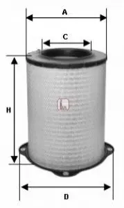 Фото Повітряний фільтр SOFIMA (S7587A) зображення 1