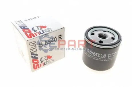 Фільтр масляний Ford Escort 1.3-1.6 83-90/ Jeep Cherokee 2.4 01-08 SOFIMA S8540R Купити в Україні