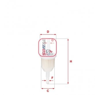 Фiльтр паливний SOFIMA S9000B (фото 1)