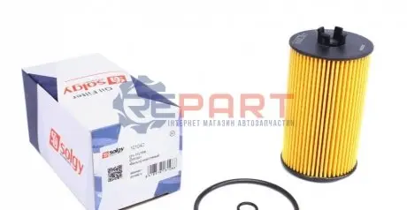 Фільтр масляний Opel Astra 1.0-1.8/Combo 1.4i 16V 05 Solgy 101042 Купити в Україні