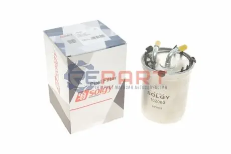Фільтр паливний Skoda Fabia/Rapid/Roomster/ VW Fox/Polo 1.2-1.4 TDI 09 Solgy 102080 Купити в Україні
