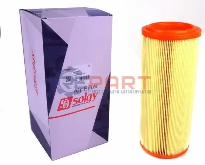 Фільтр повітряний Fiat Doblo 1.6i/1.9D/JTD 01 Solgy 103008 Купити в Україні