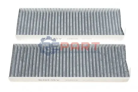 Фільтр салону Citroen Berlingo/Peugeot Partner 08- (к-кт 2шт.) (вугільний) Solgy 104016 Купити в Україні