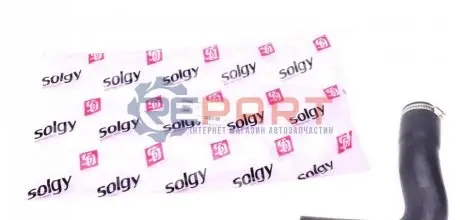 Фото Патрубок інтеркулера (випуск) MB Sprinter 2.2CDI 06- (з хомутом) Solgy (114013) зображення 1