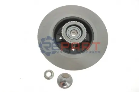 Фото Диск гальмівний (задній) Renault Megane -03 (274x11) (+ABS) (з підшипником) Solgy (208027) зображення 1