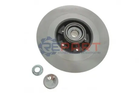 Фото Диск гальмівний (задній) Renault Espace 02- (300x11) (+ABS) (з підшипником) Solgy (208029) зображення 1