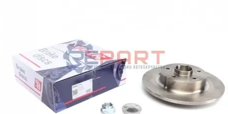 Диск тормозной (задний) Renault Laguna II/Scenic II (274x11) (+ABS) (с подшипником)) Solgy 208030