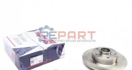 Диск тормозной (задний) Renault Megane III/Scenic III 08- (260x8) (+ABS) (с подшипником)) Solgy 208035 Купить в Украине