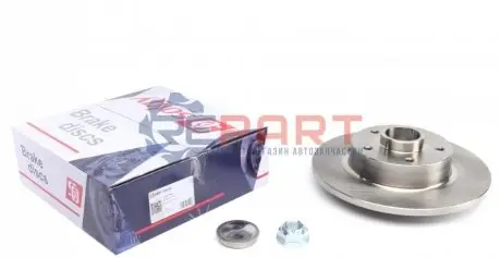 Диск гальмівний (задній) Renault Scenic III 09- (274х11) (+ABS) (з підшипником) Solgy 208038 Купити в Україні