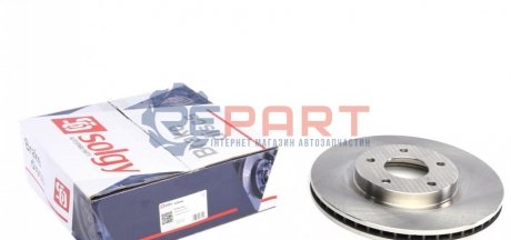 Диск гальмівний (передній) Nissan X-Trail 2.0/2.5dCi 07-/Juke 1.6 10- (296x26) Solgy 208048 (фото 1)