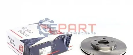 Фото Диск гальмівний (передній) Ford Connect 02- (278x24) Solgy (208052) зображення 1