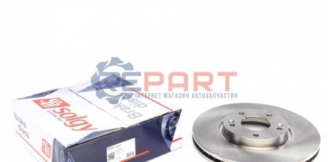 Диск тормозной (передний) Hyundai Tucson 05-10/ i40/Kia Sportage 10- (300x28) - (51712M0500, 517123K160, 517123K150) Solgy 208059