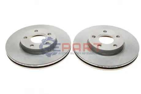 Диск гальмівний (передній) Ford C-max/Focus/Volvo C30/C70/S40/V50 04- (278x25) Solgy 208094 Купити в Україні