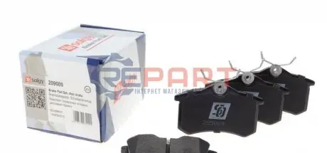 Колодки гальмівні (задні) VW Caddy III 04-/Peugeot 308 07-/Citroen C4 04- (87.1x52.8x17.2) Solgy 209009 Купити в Україні