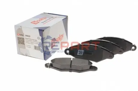 Колодки гальмівні (передні) Renault Kangoo 98- (Bosch) Solgy 209022 Купити в Україні