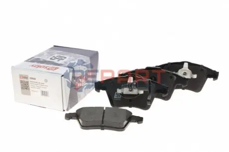 Колодки гальмівні (передні) VW T5 03- (18mm/17.6mm)/(з датчиками) Solgy 209026 Купити в Україні